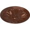 Ekena Millwork Bordeaux Ceiling Medallion (Fits Canopies up to 3 1/4"), 22 5/8"OD x 1 3/4"P, Copper Penny CM22BOCPS - alternate 2